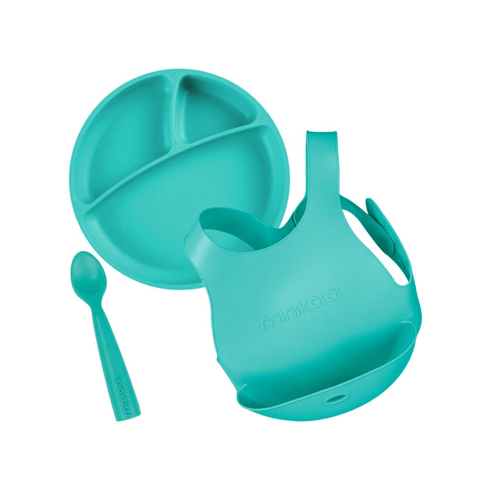 Minikoioi Feeding Set - Aqua Green