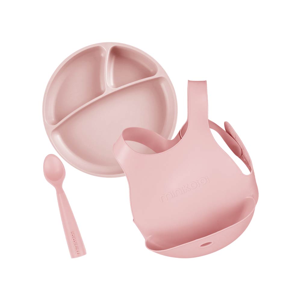 Minikoioi Feeding Set - Pinky Pink