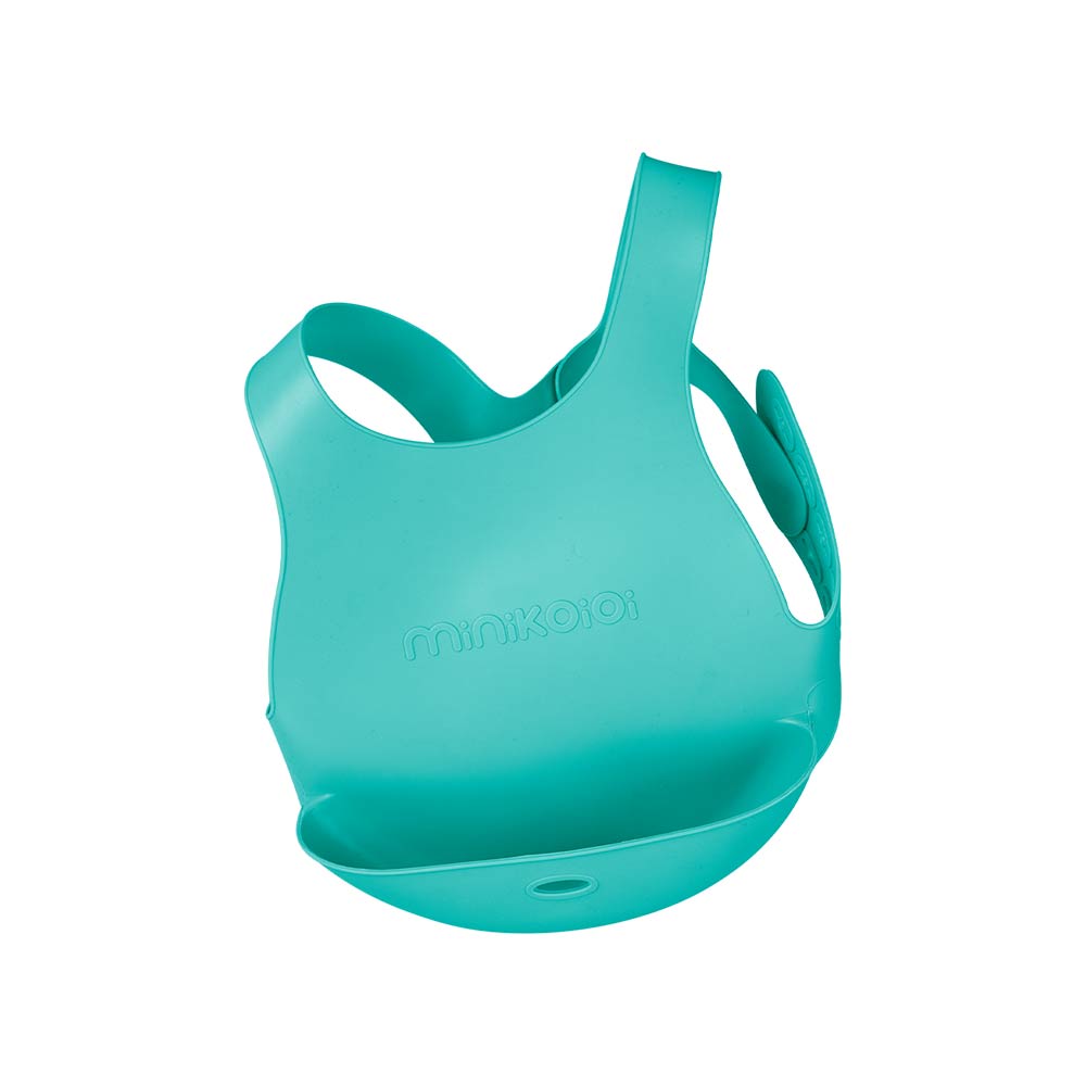 Minikoioi Flexi Bib - Aqua Green