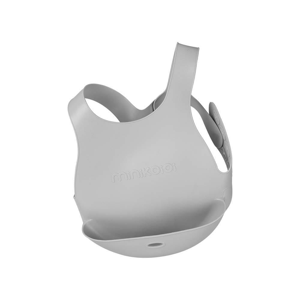 Minikoioi Flexi Bib - Powder Gray