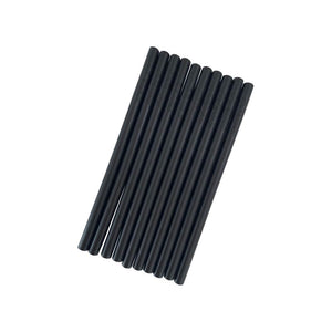 Minikoioi Flexi Straws - Bitter Black - 10 Pcs
