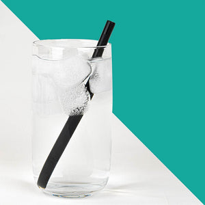 Minikoioi Flexi Straws - Bitter Black - 10 Pcs