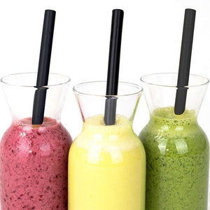 Minikoioi Flexi Straws - Bitter Black - 10 Pcs