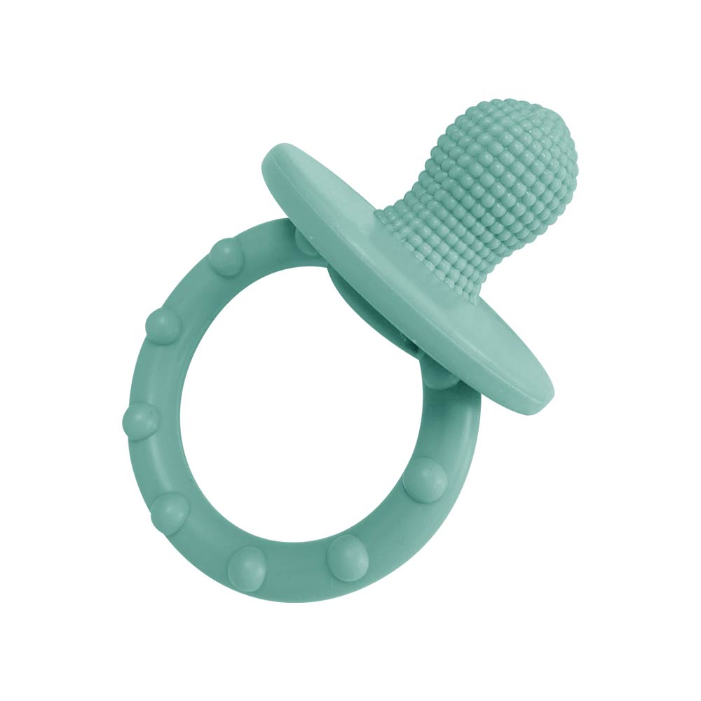 Minikoioi Gumy Silicone Teether - Aqua Green
