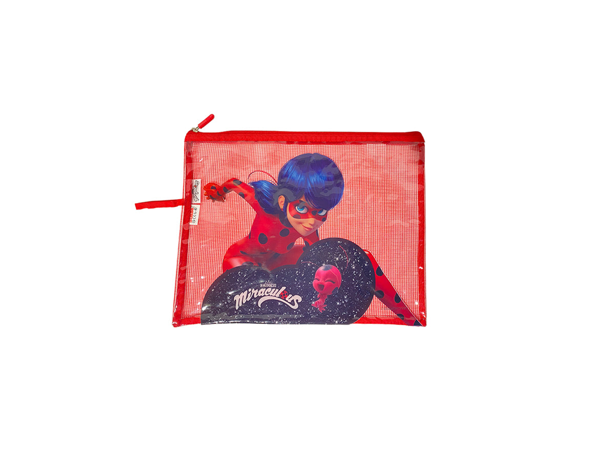 Miraculous Kids File Pouch With Zipper
