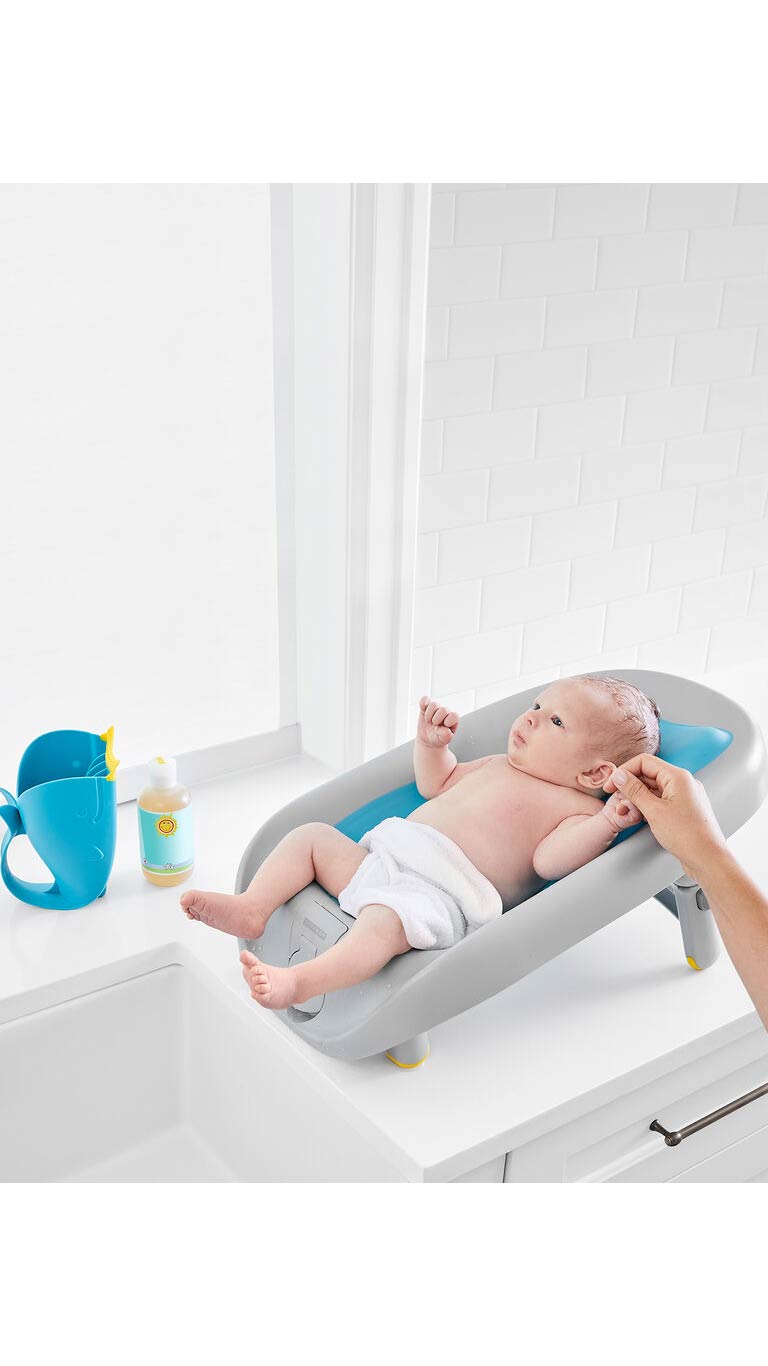 Skip Hop Baby Bath Tub, Moby Recline and Rinse