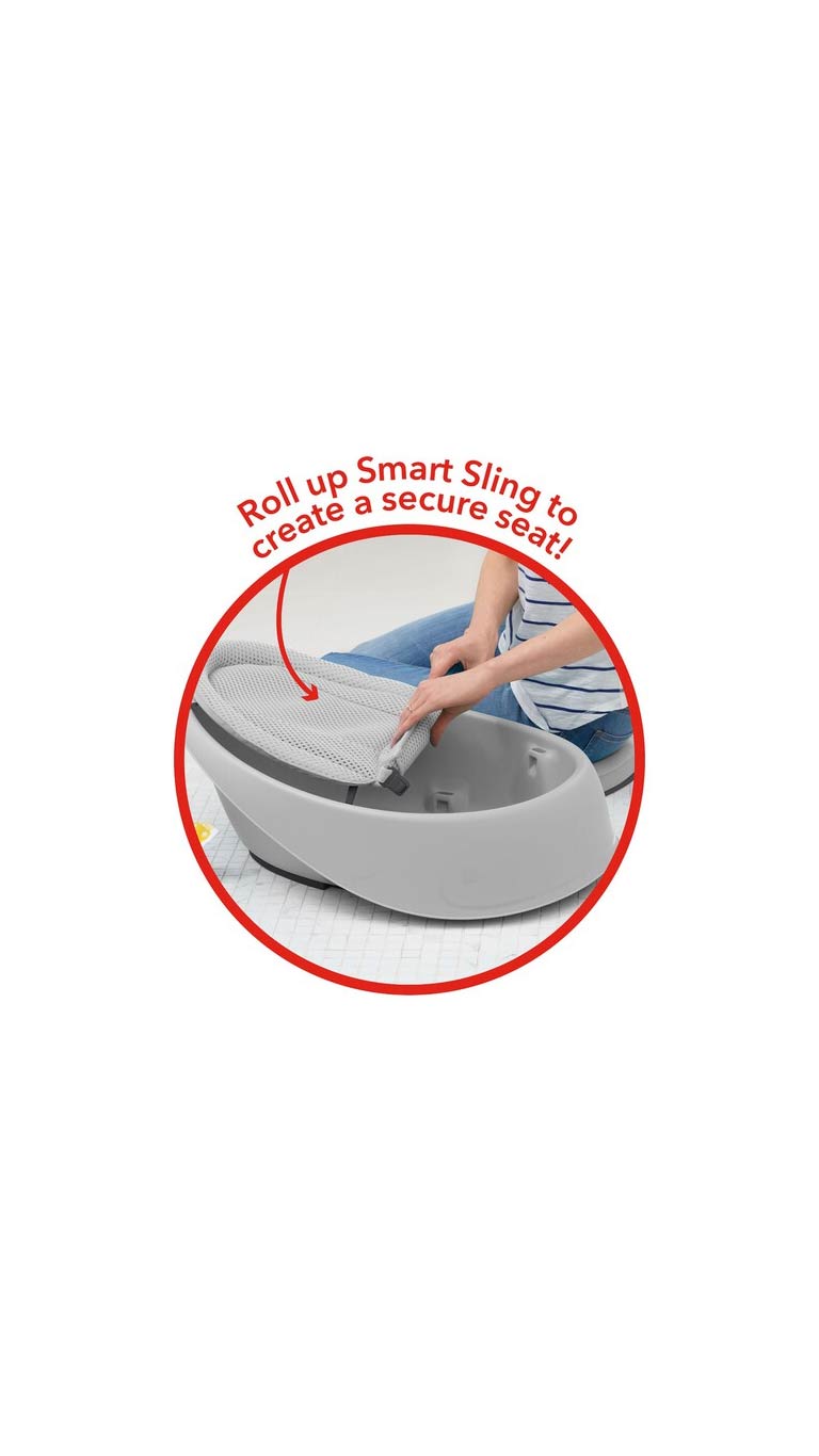 Skiphop Moby Smart Sling 3-Stage Tub - Gray