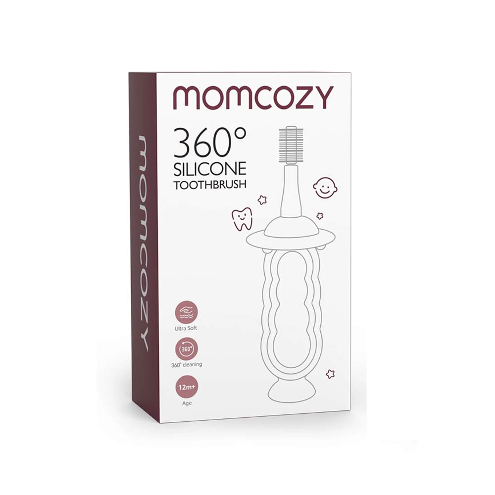 Momcozy Baby 360 Silicone Toothbrush (6m+) - Green