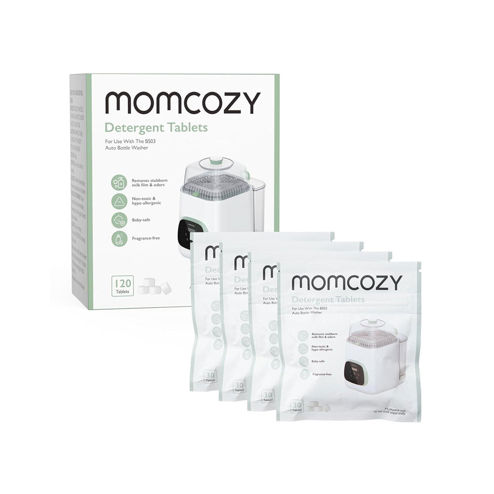 Momcozy Detergent Tablets (for Auto Bottle Washer) - 120 Tablets