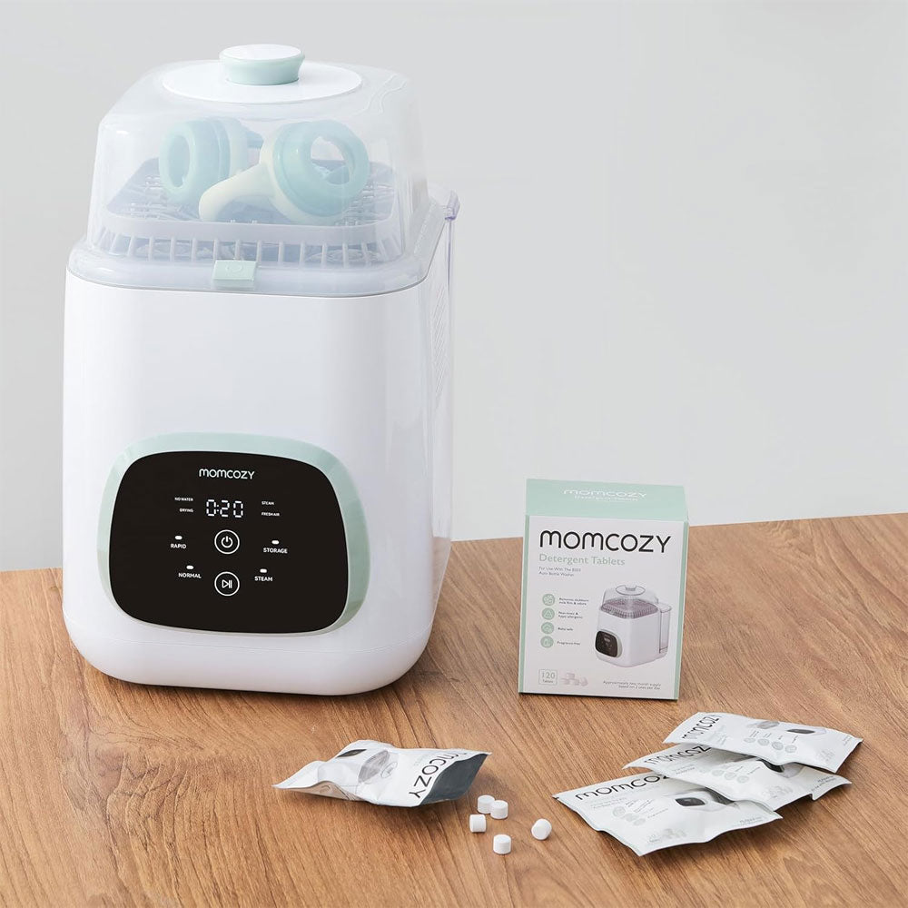 Momcozy Detergent Tablets (for Mpmcozy Klean Pro Bottle Washer) - 120 Tablets