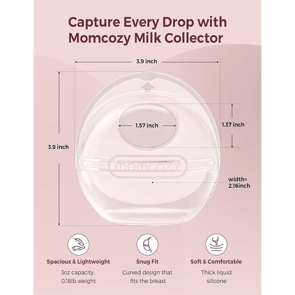 Momcozy Double Breast Milk Collector 90ml