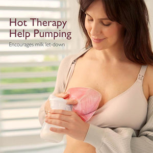 Momcozy Hot & Cold Breast Pads with Covers - 2 Pads