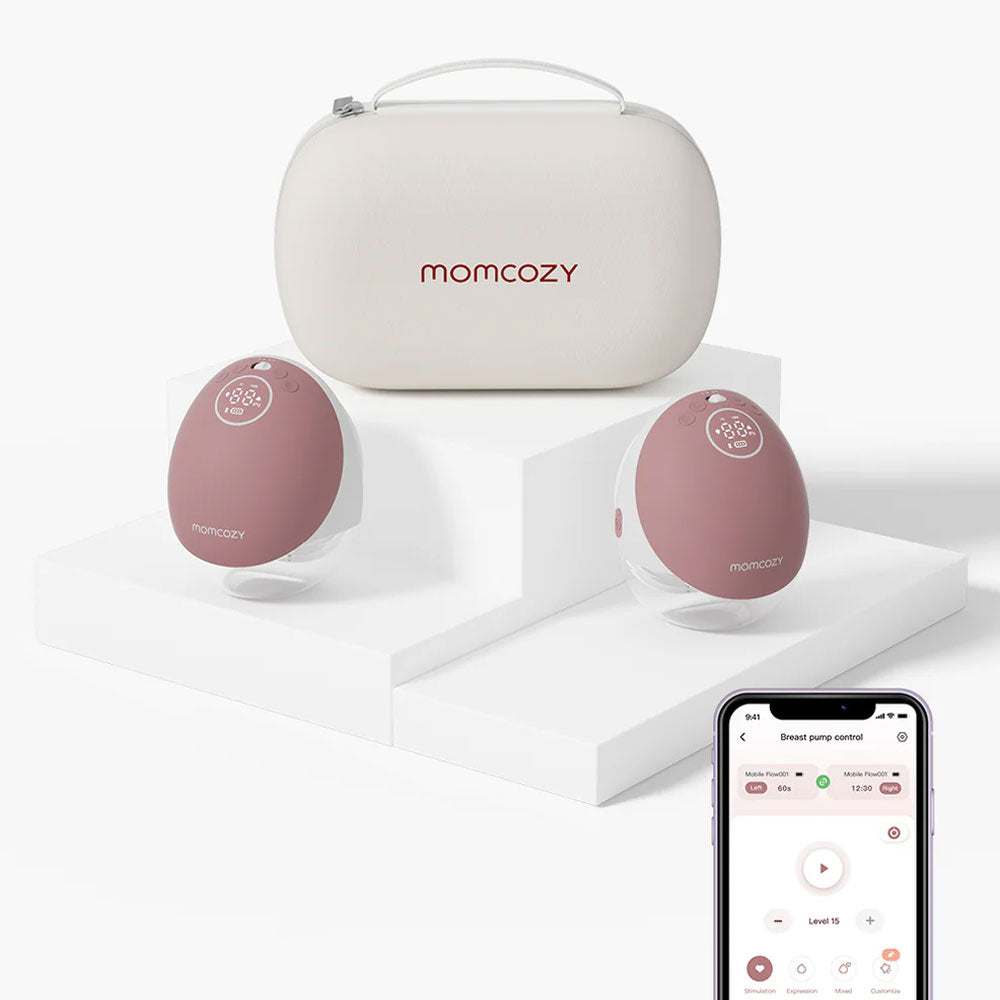 Momcozy Mobile Flow Double Hands Free Breast Pump (M9)