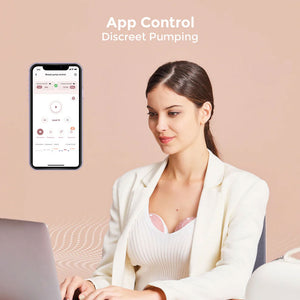 Momcozy Mobile Flow Double Hands Free Breast Pump (M9)