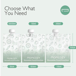 Momcozy Reusable Food Pouches 10Pcs