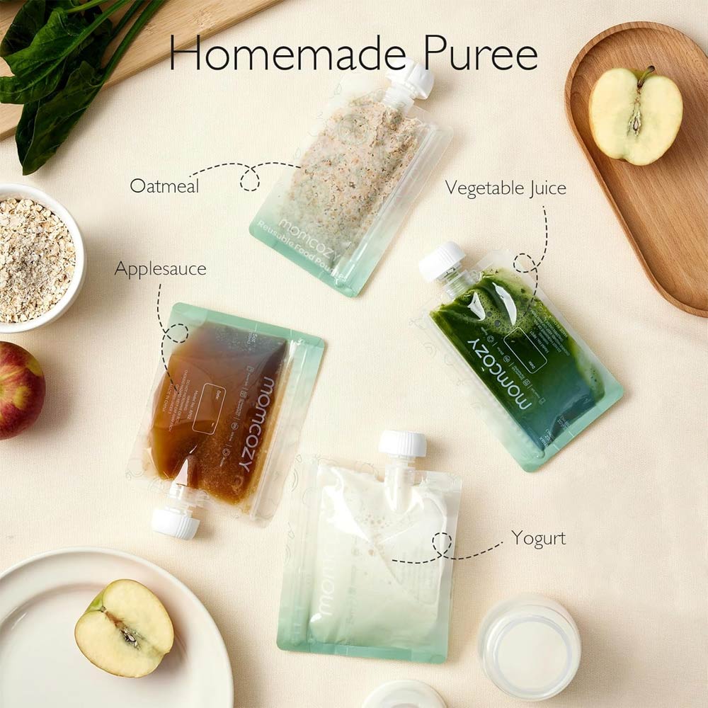 Momcozy Reusable Food Pouches 10Pcs