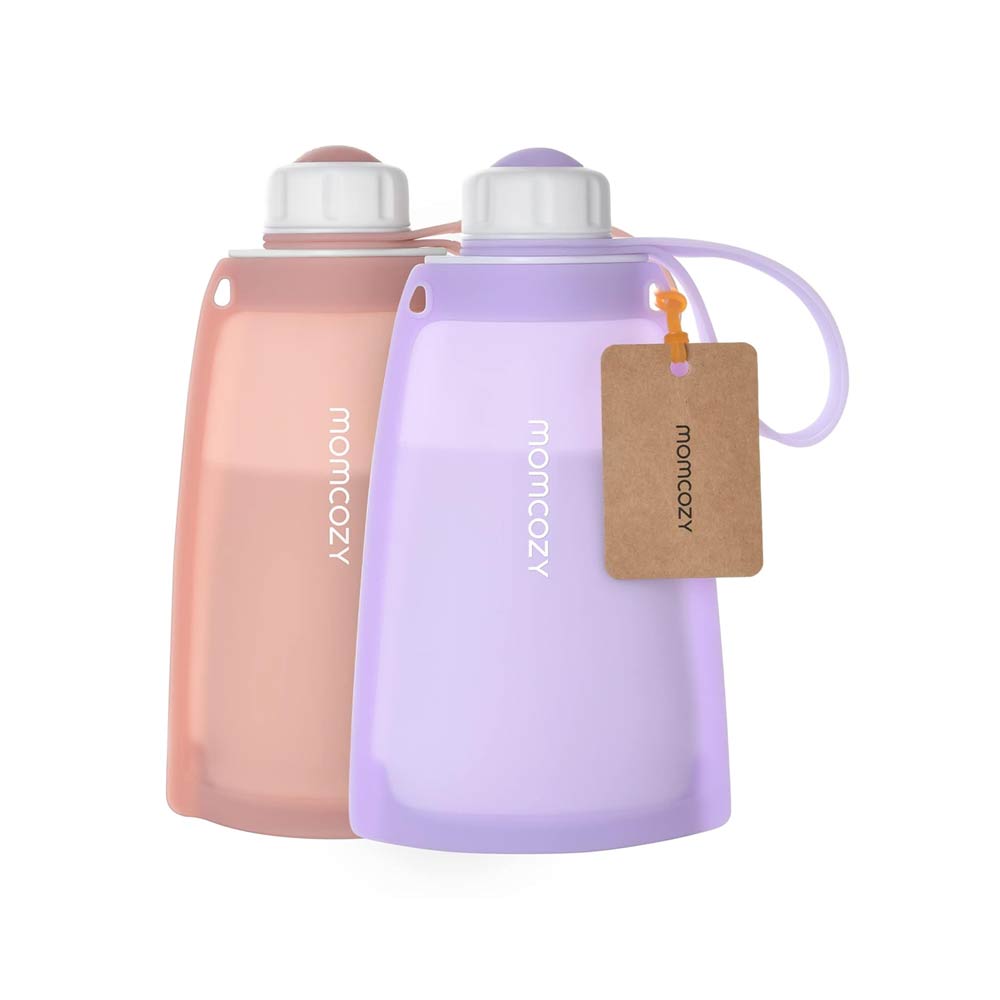 Momcozy Silicone Breast Milk Storage Bag (0m+) 260ml - 2 Pcs