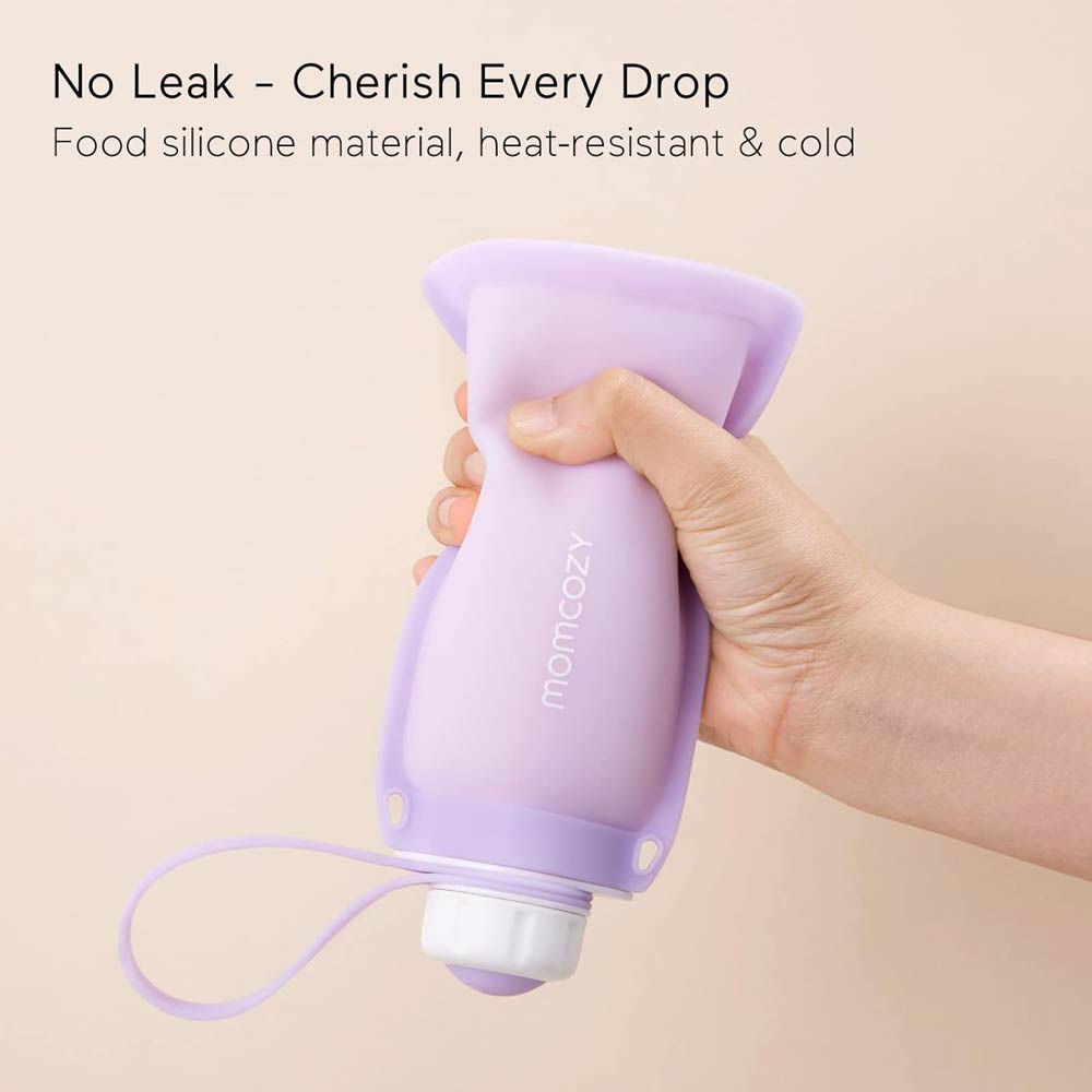 Momcozy Silicone Breast Milk Storage Bag (0m+) 260ml - 2 Pcs