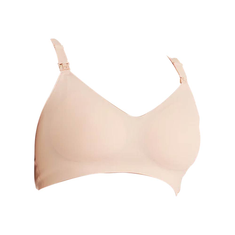 Momcozy Ultra Soft & Omni Maternity Nursing Bra - Creamy