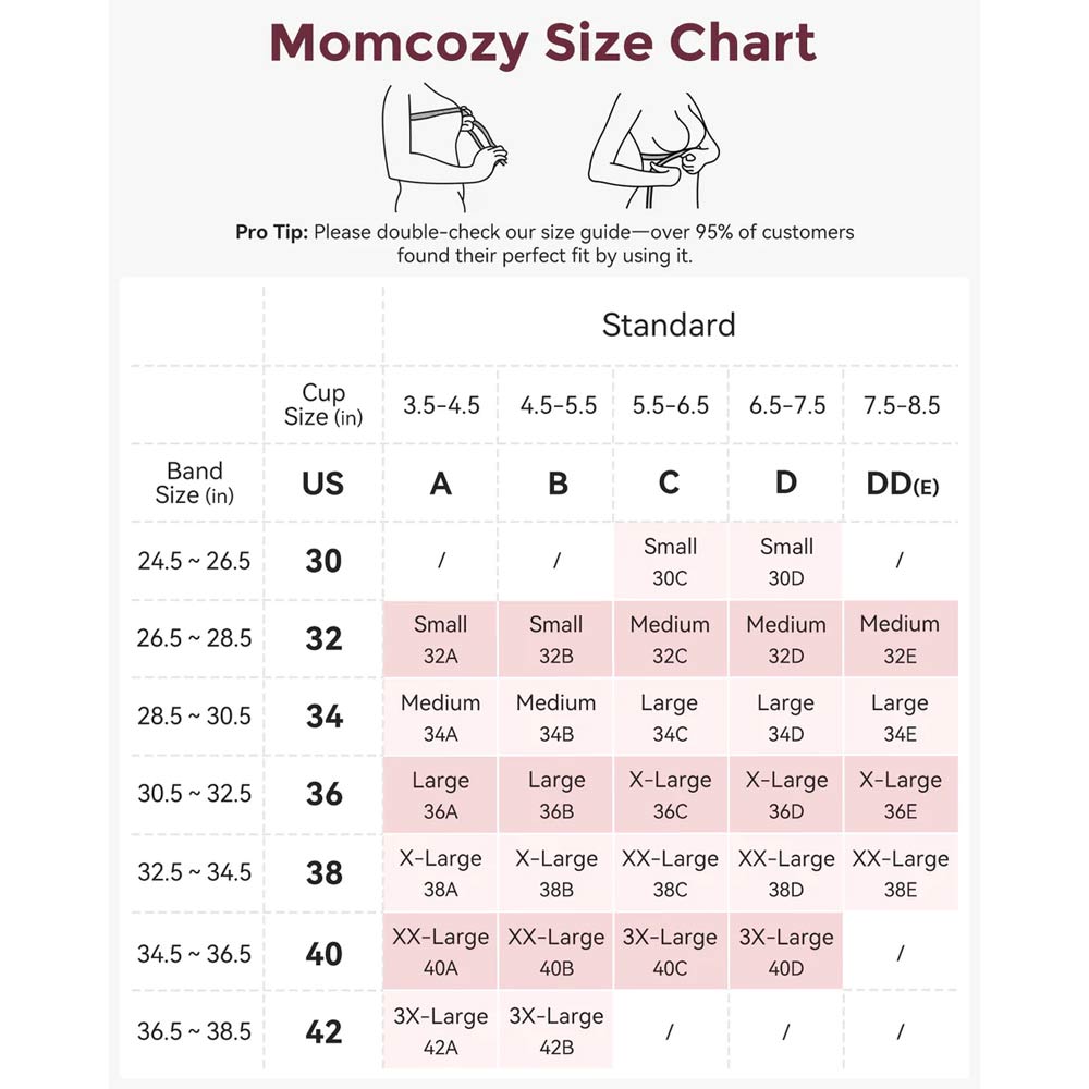 Momcozy Ultra Soft & Omni Maternity Nursing Bra - Creamy