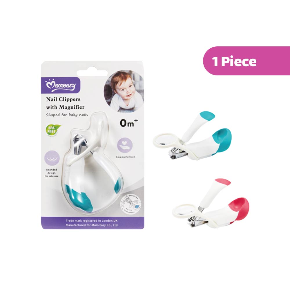 Momeasy Nail Clippers with Magnifier (0m+) 