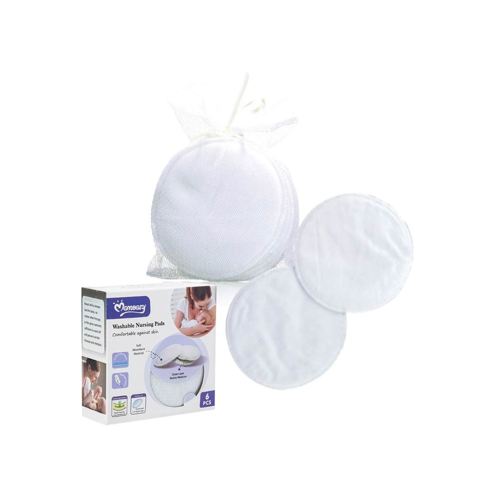 Momeasy Washable Nursing Pads 6 Pcs