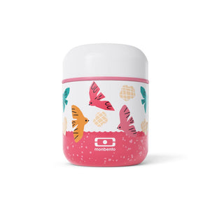 Monbento Kids Capsule Insulated Lunch Box 280ml - Pink Birds