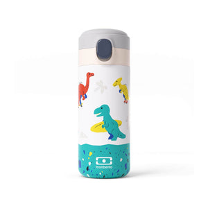 Monbento Kids Insulated Bottle 360ml - Green Dino