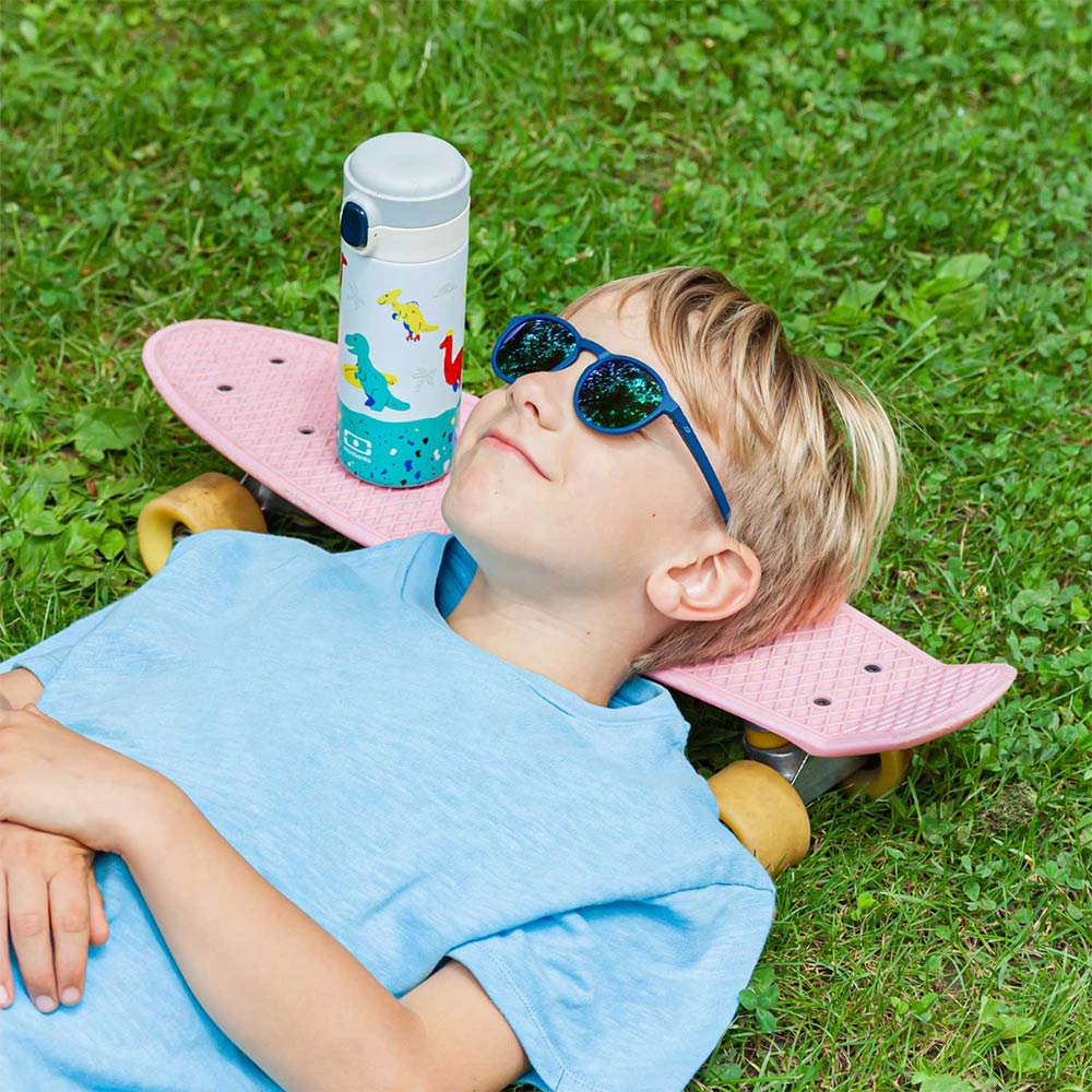 Monbento Kids Insulated Bottle 360ml - Green Dino