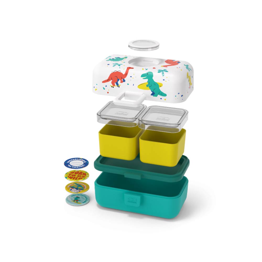 Monbento Kids Lunch Box 800ml - Green Dino