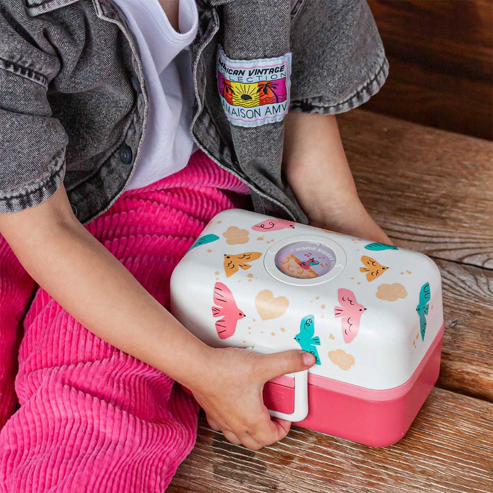 Monbento Kids Lunch Box 800ml - Pink Birds