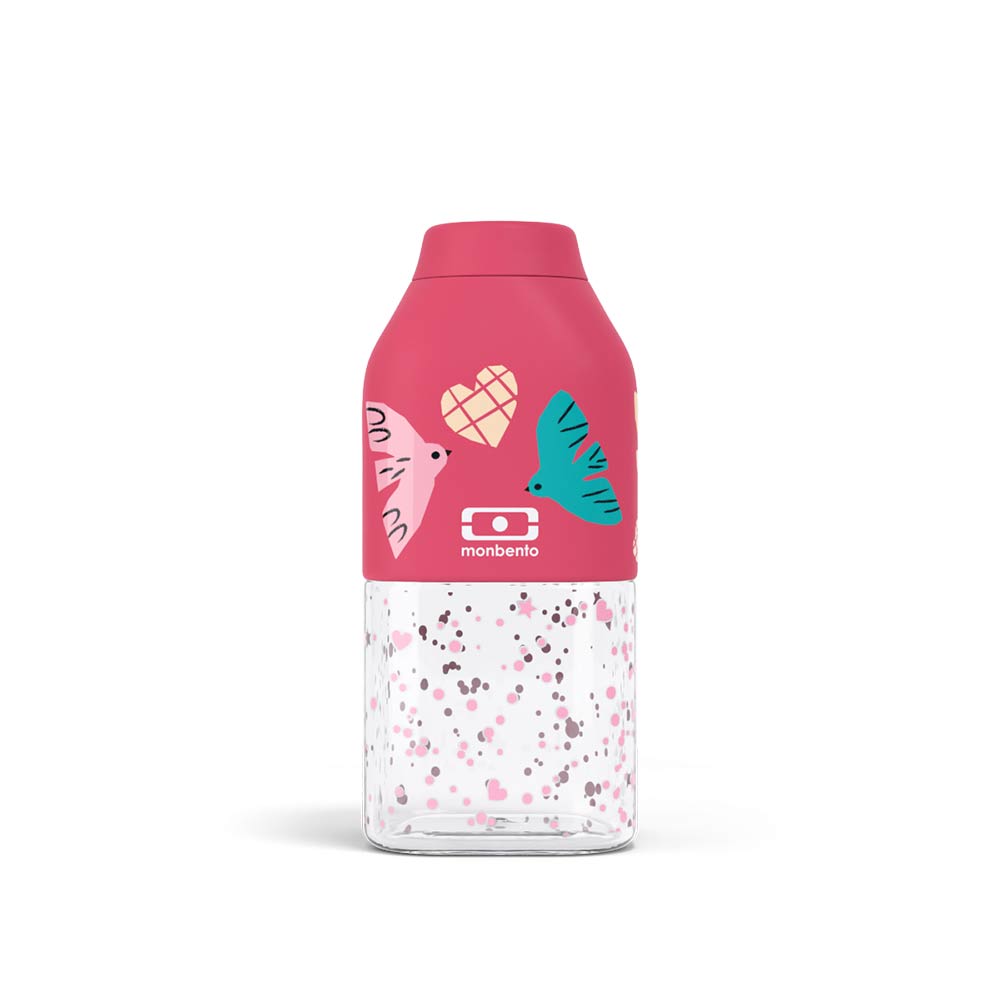 Monbento Kids Tiny Bottle 330ml - Pink Birds