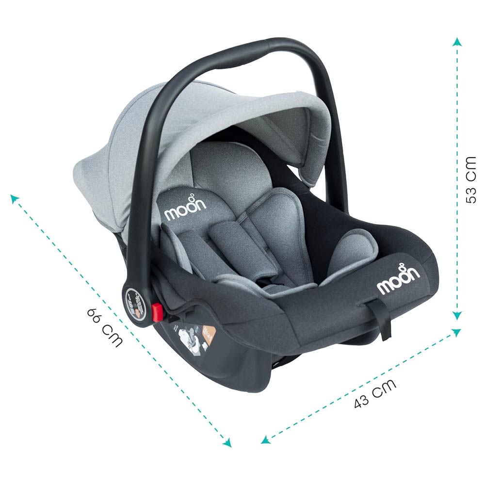 Moon Bibo Baby Carrier/Car Seat - Gray