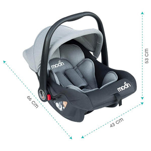 Moon Bibo Baby Carrier/Car Seat - Gray