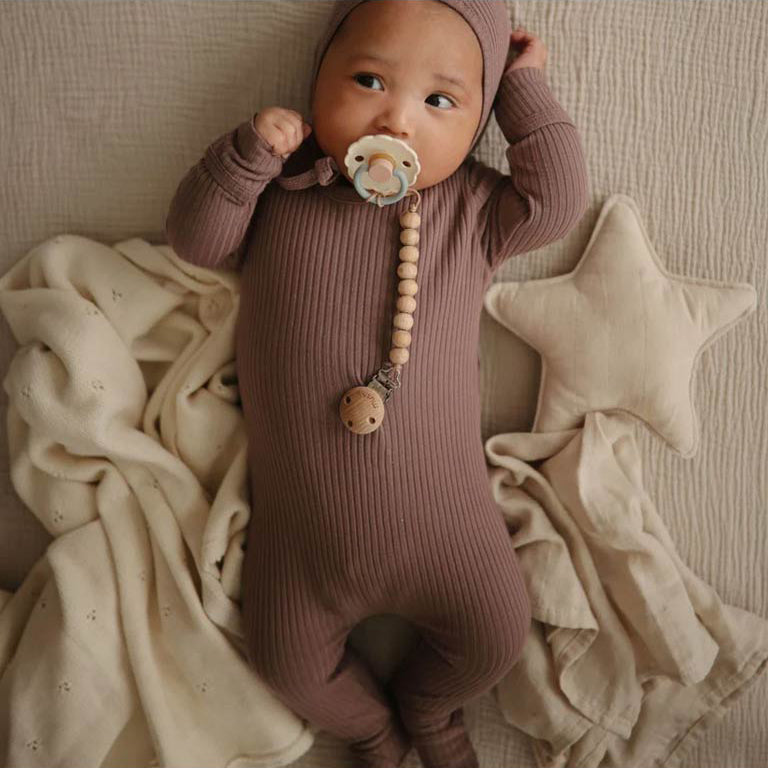 Mushie Lovey Blanket Star - Natural
