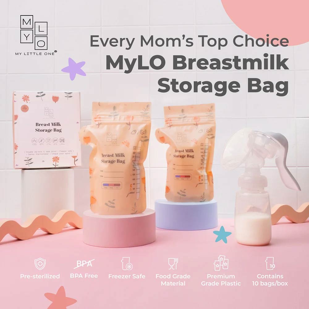 MyLO Breast Milk Storage Bag 250ml - 10 Bags