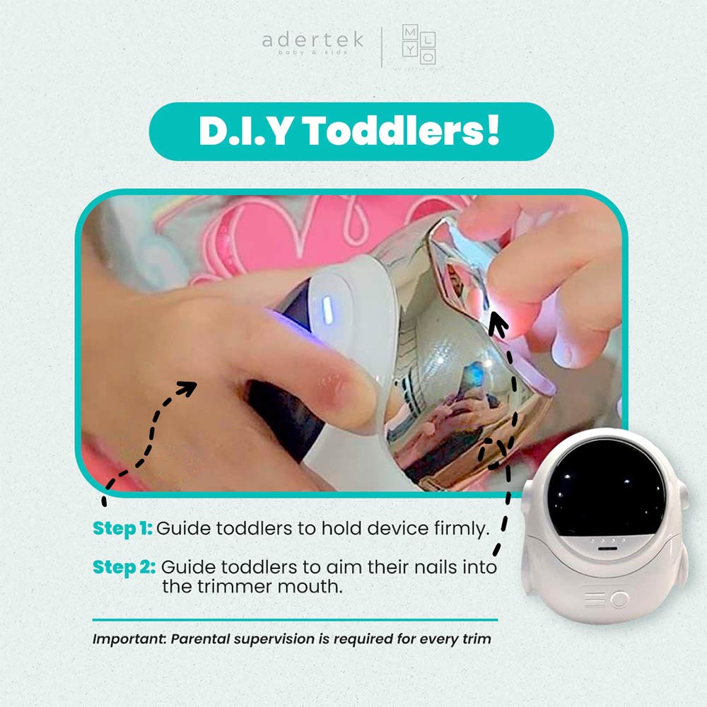 MyLO Kids Electric Nail Clippers Astronaut (6m+)