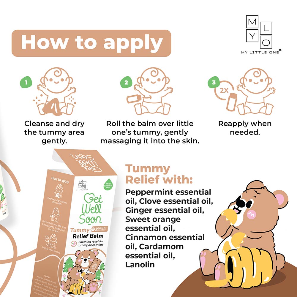 MyLO Tummy Relief Balm Sticks 15g