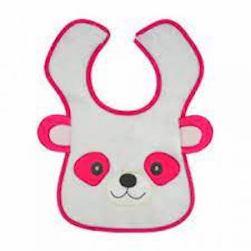 MyceyAnimalShapedLeakproofBibPink