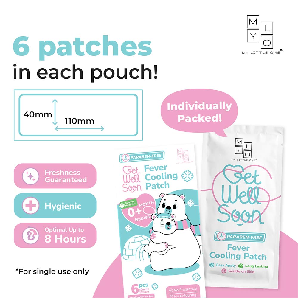 Mylo Get Well Soon Fever Cooling Patch (0m+) - 6 Patches