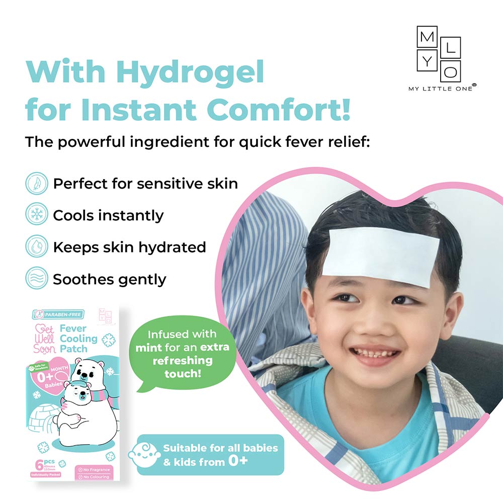 Mylo Get Well Soon Fever Cooling Patch (0m+) - 6 Patches