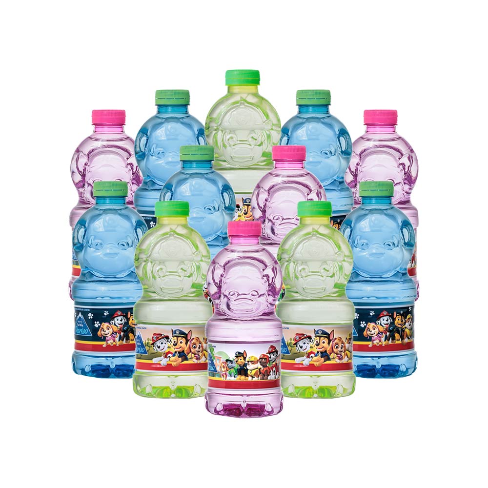 Nera Kritis Kids Mineral Water 330ml - 12 Paw Patrol Shaped Bottles