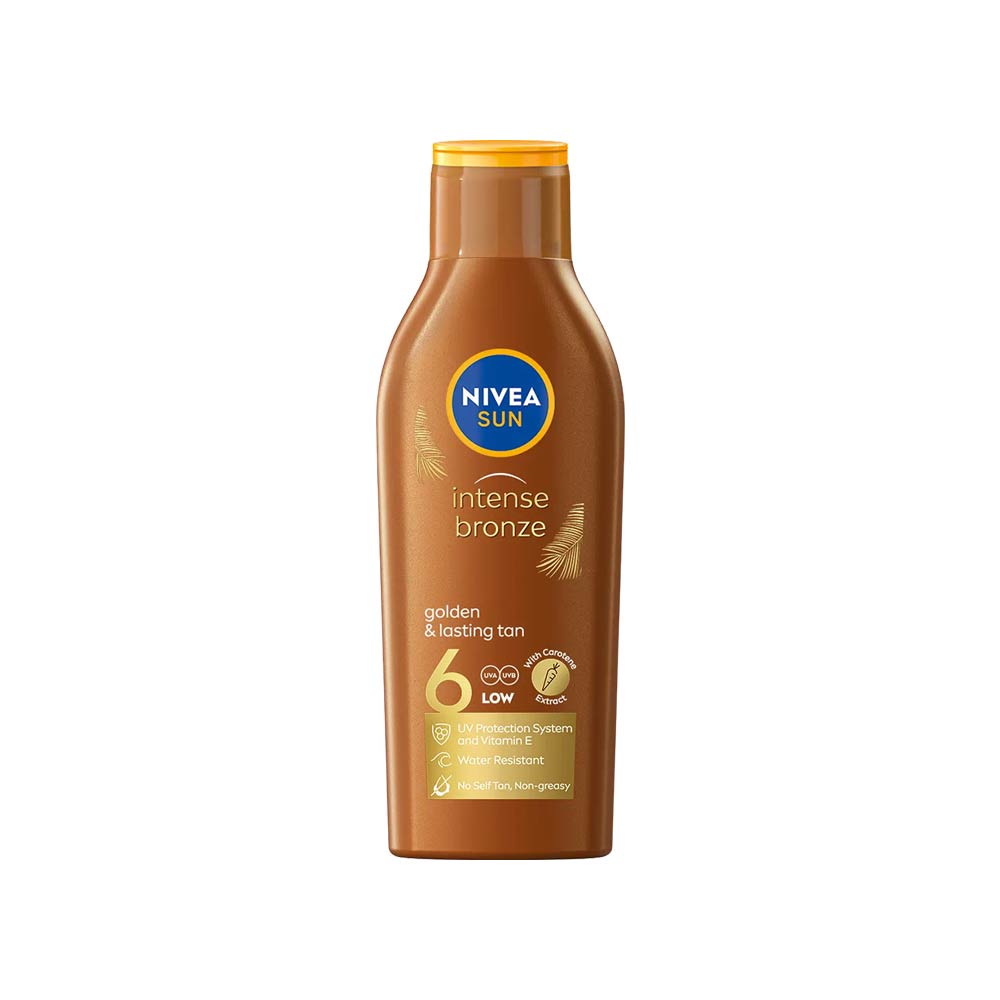 Nivea Sun Intense Bronze Golden & Lasing Tan Lotion SPF6 - 200ml
