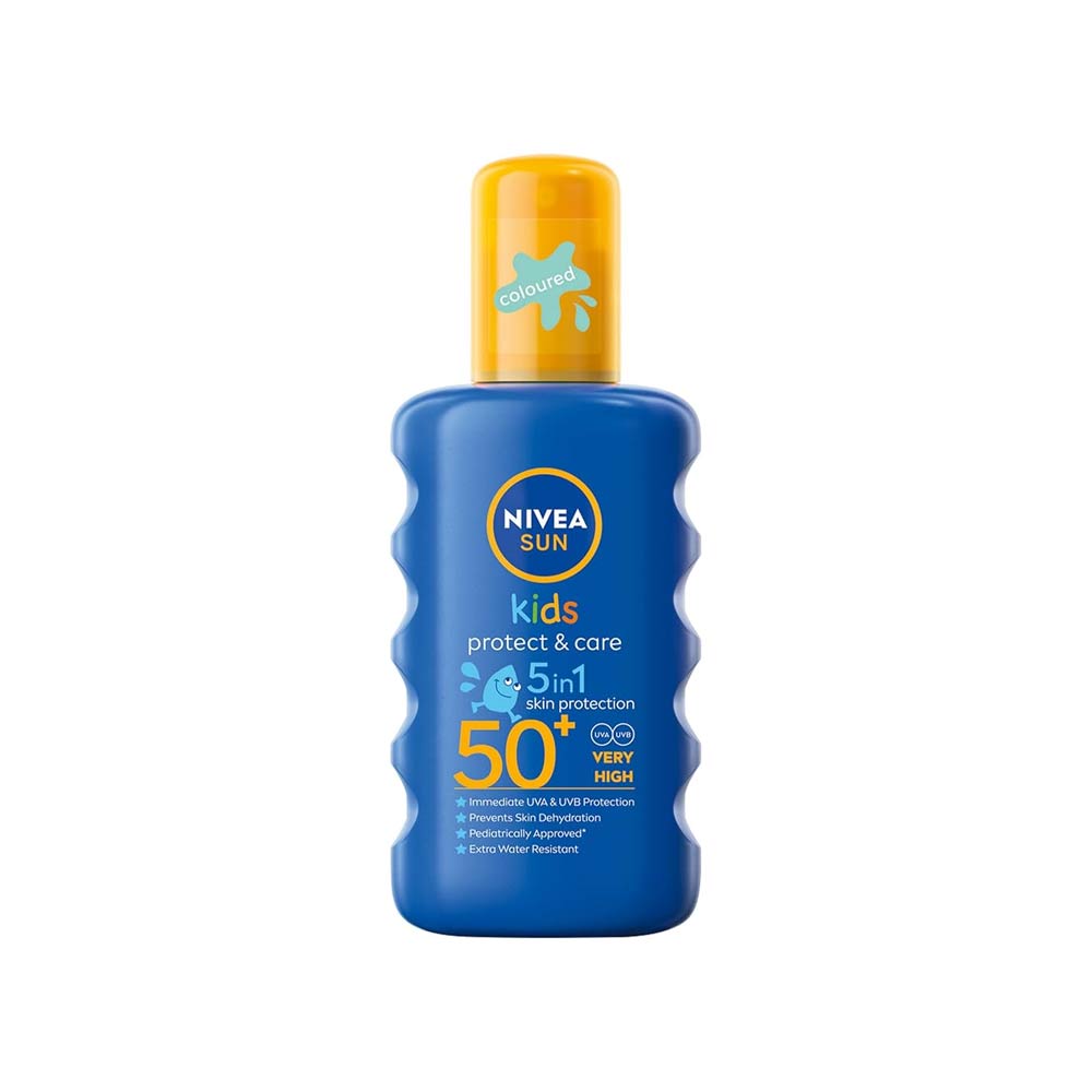 Nivea Sun Kids Protect & Care Skin Protection Coloured Spray SPF50+ - 200ml
