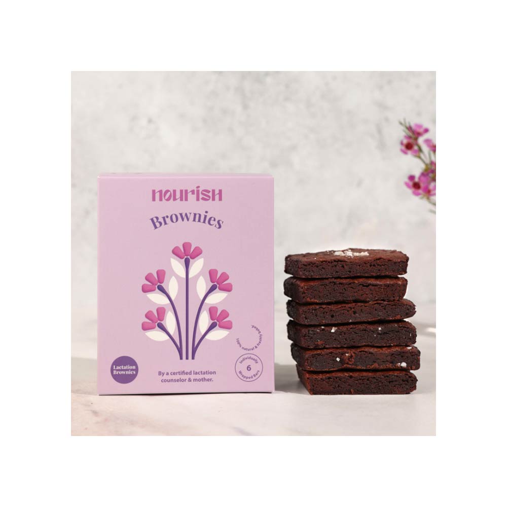 Nourish Lactation Brownies - 6 Brownies