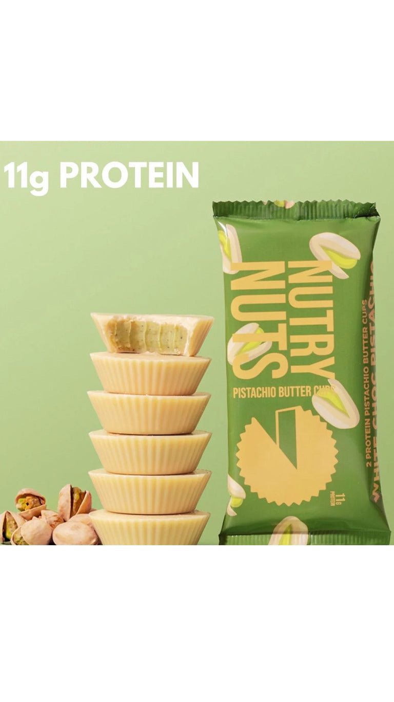 Nutry Nuts White Chocolate Pistachio Butter Cup - 42g