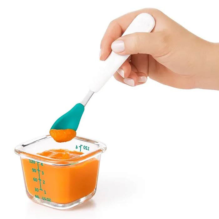 OXO TOT Glass Baby Blocks Freezer Storage Container (120ml) - Pack of 4