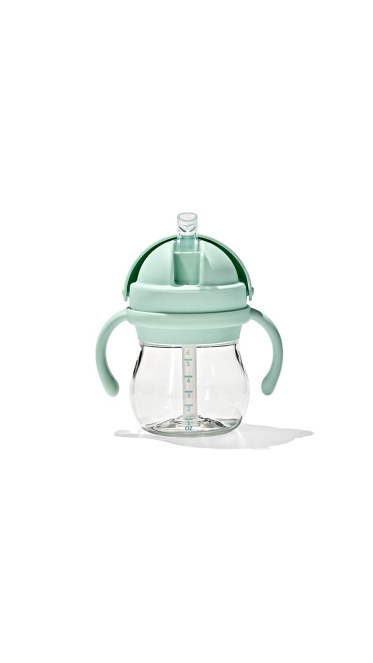 OXO Tot Transitions Straw Cup Removable Handles - Blossom