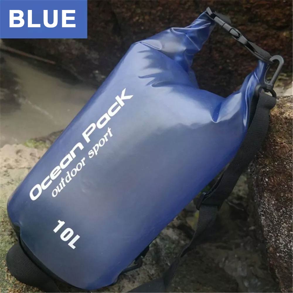 Ocean Pack Outdoor Sport Waterproof Bag 10L - Blue