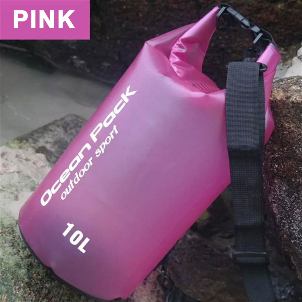 Ocean Pack Outdoor Sport Waterproof Bag 10L - Pink